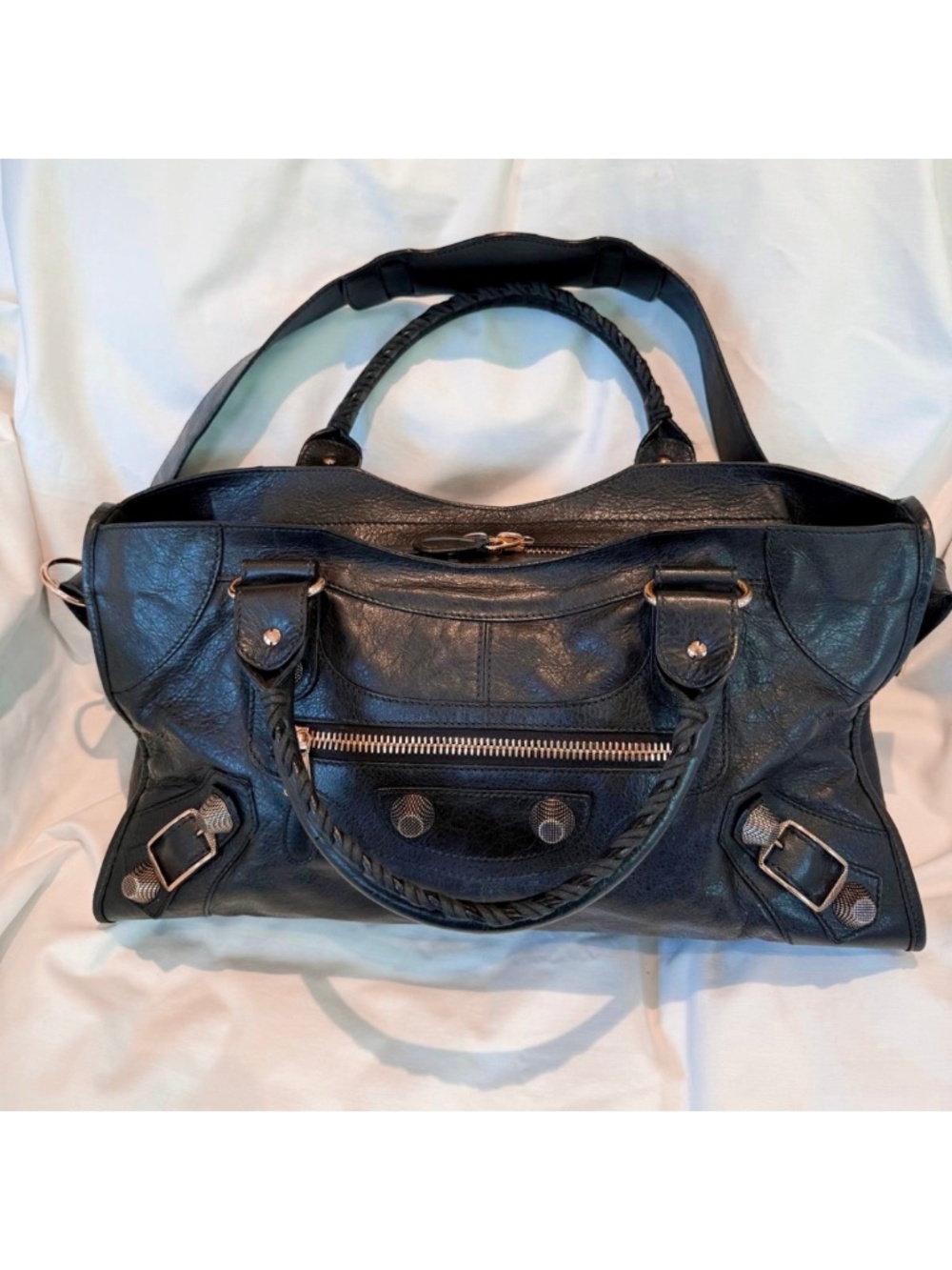 Balenciaga Black Giant City Bag Y2K with Bronze Hardware